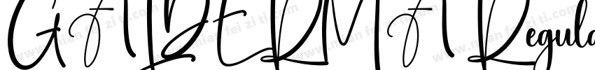 GALDERMA Regular字体转换